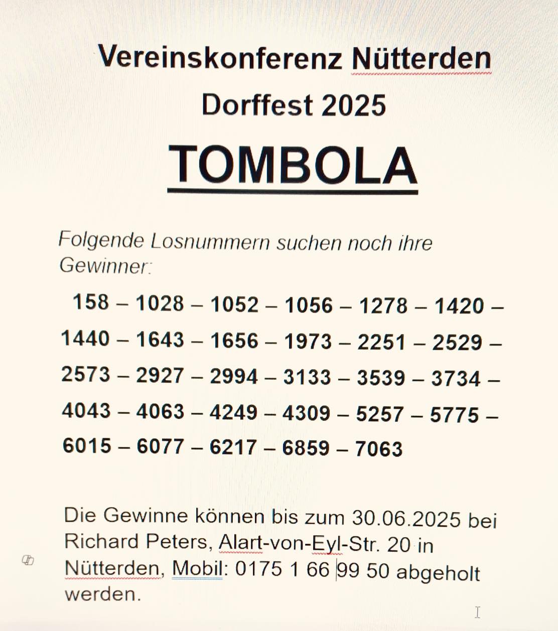 tombola